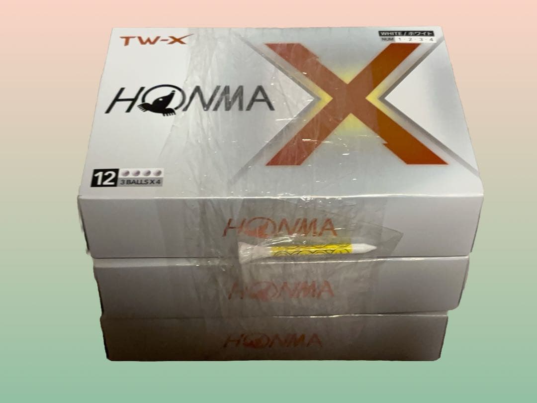 本間ゴルフ ゴルフボール TW-X 2024 ホワイト 36球 新品未使用