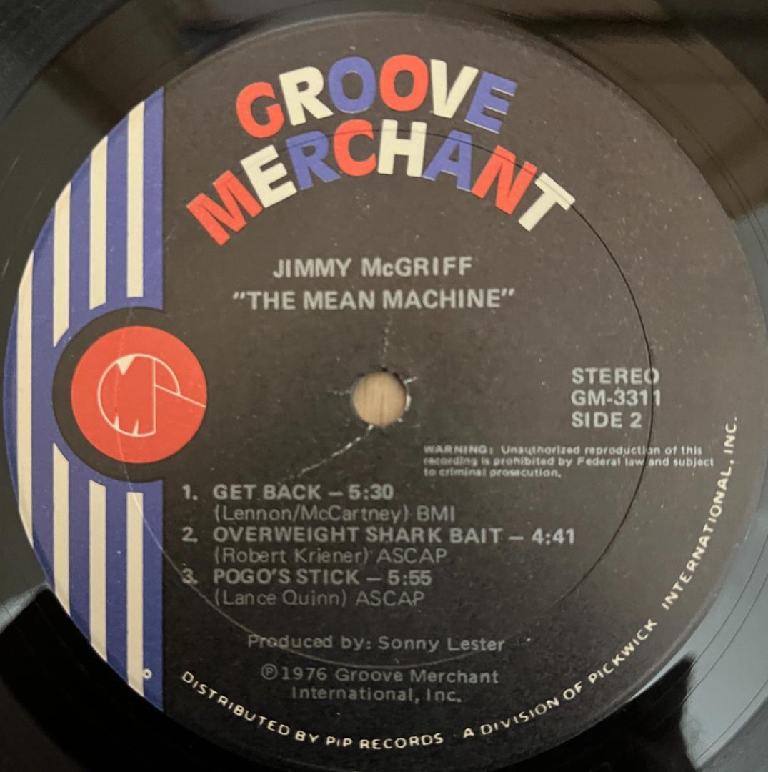 Jimmy McGriff The Mean Machine USオリジナル