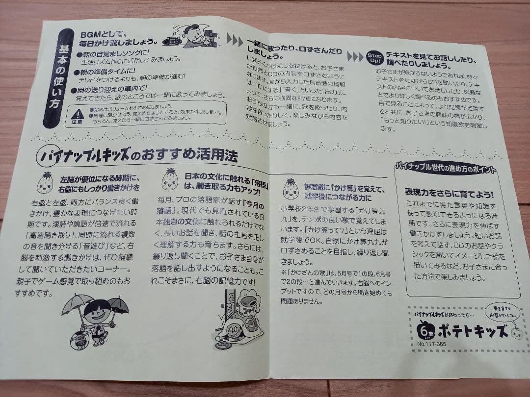 パイナップルキッズ　　七田式　　右脳教育　　CD