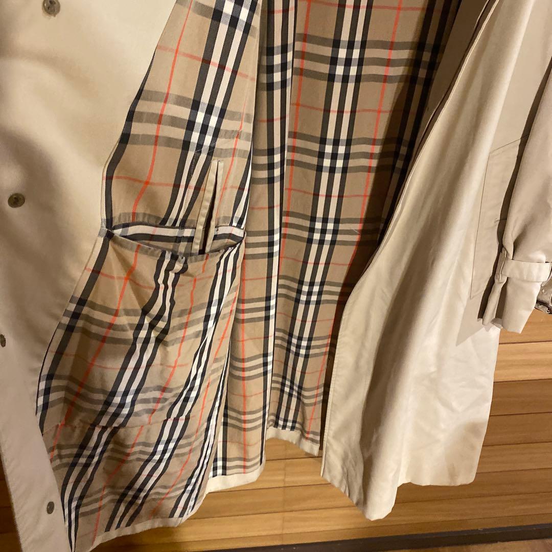 状態考慮　Burberry バーバリー　ベージュ ステンカラーコート　メンズ