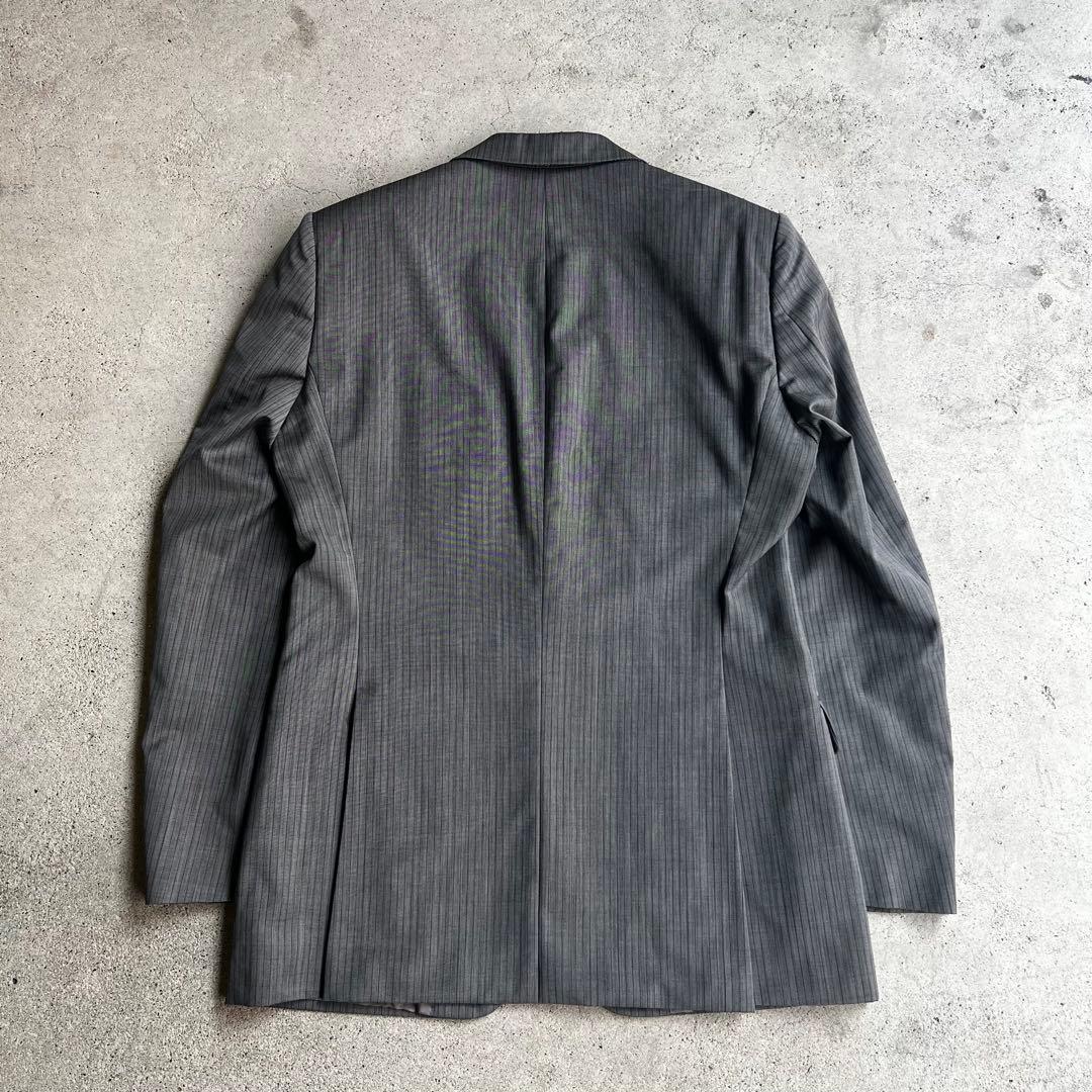 HUGO BOSS グレー ストライプ セットアップ 古着 成人式