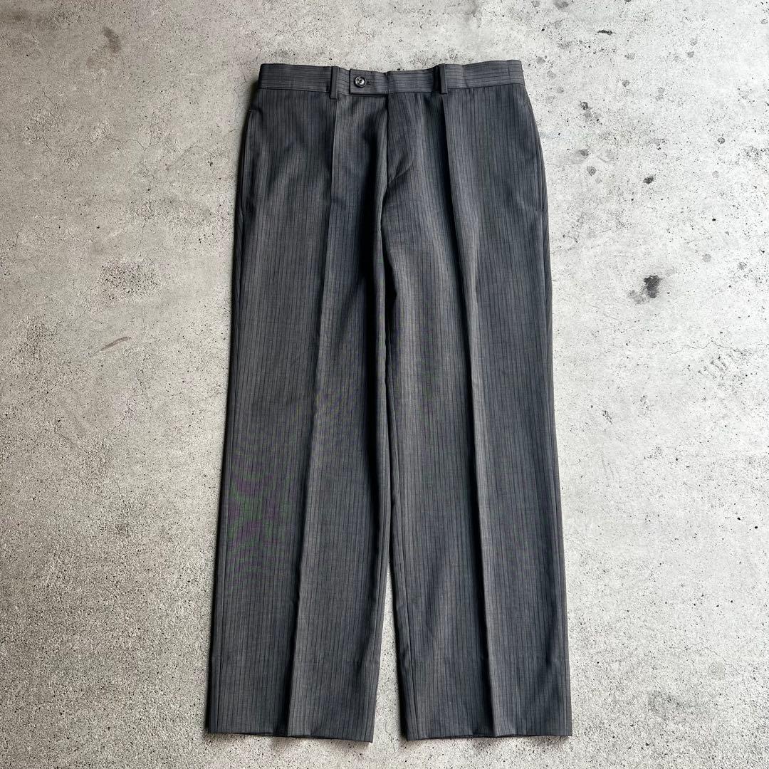 HUGO BOSS グレー ストライプ セットアップ 古着 成人式