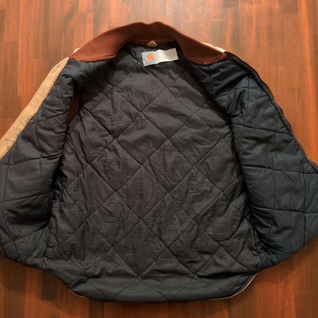 90s 腰ゴム 星タグ Carhartt 米国製 ベスト カーハート ビンテージ
