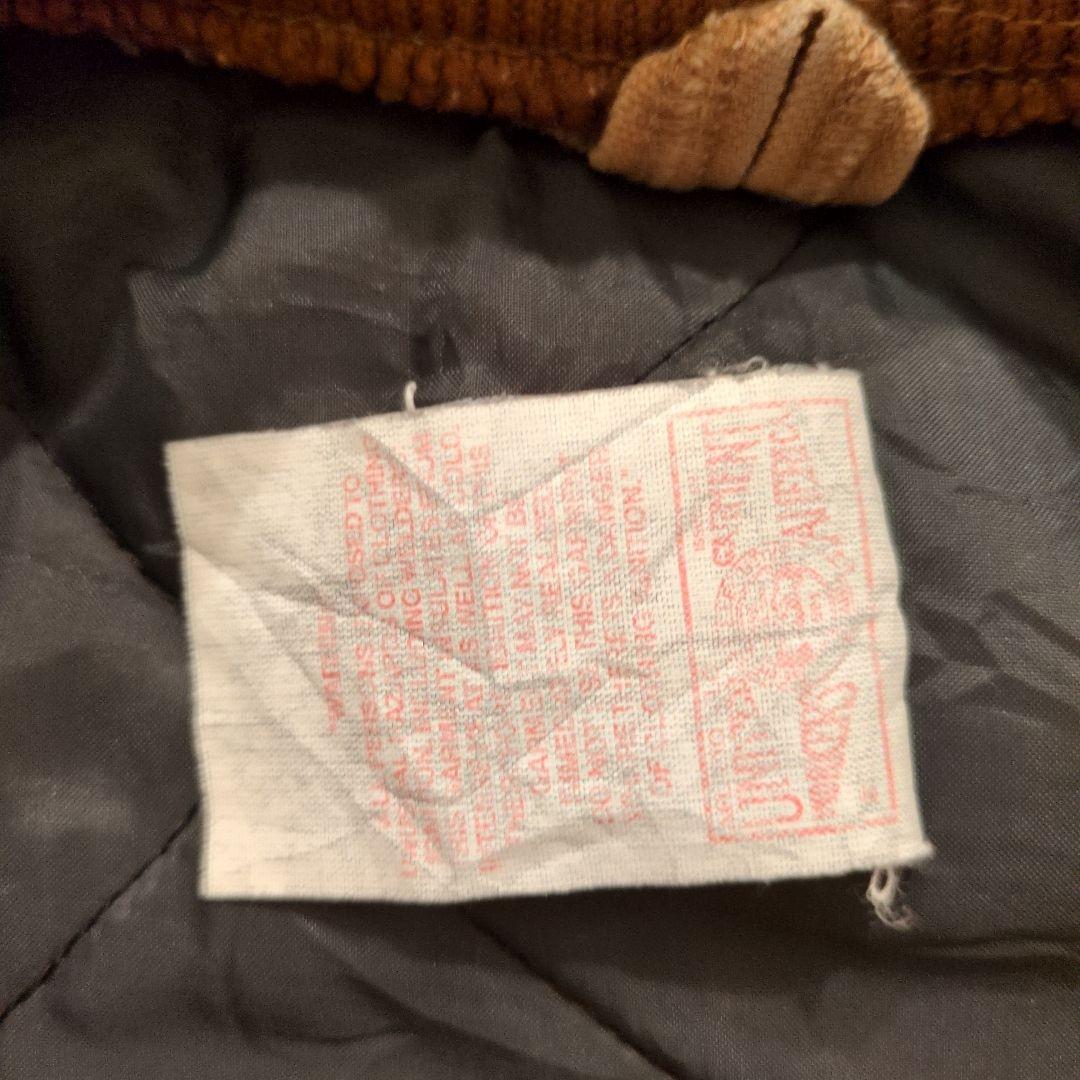90s 腰ゴム 星タグ Carhartt 米国製 ベスト カーハート ビンテージ