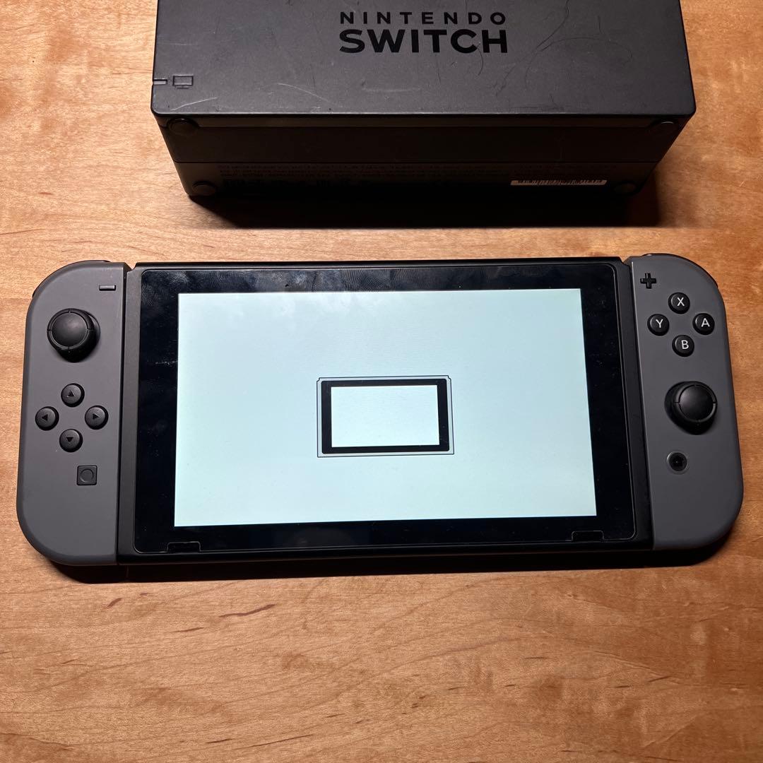 不良あり。 Nintendo Switch 本体 グレー ACアダプター付き