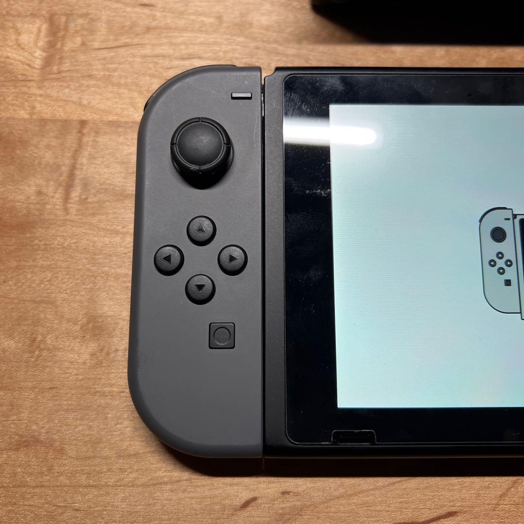 不良あり。 Nintendo Switch 本体 グレー ACアダプター付き