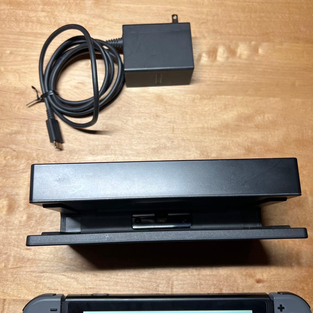 不良あり。 Nintendo Switch 本体 グレー ACアダプター付き