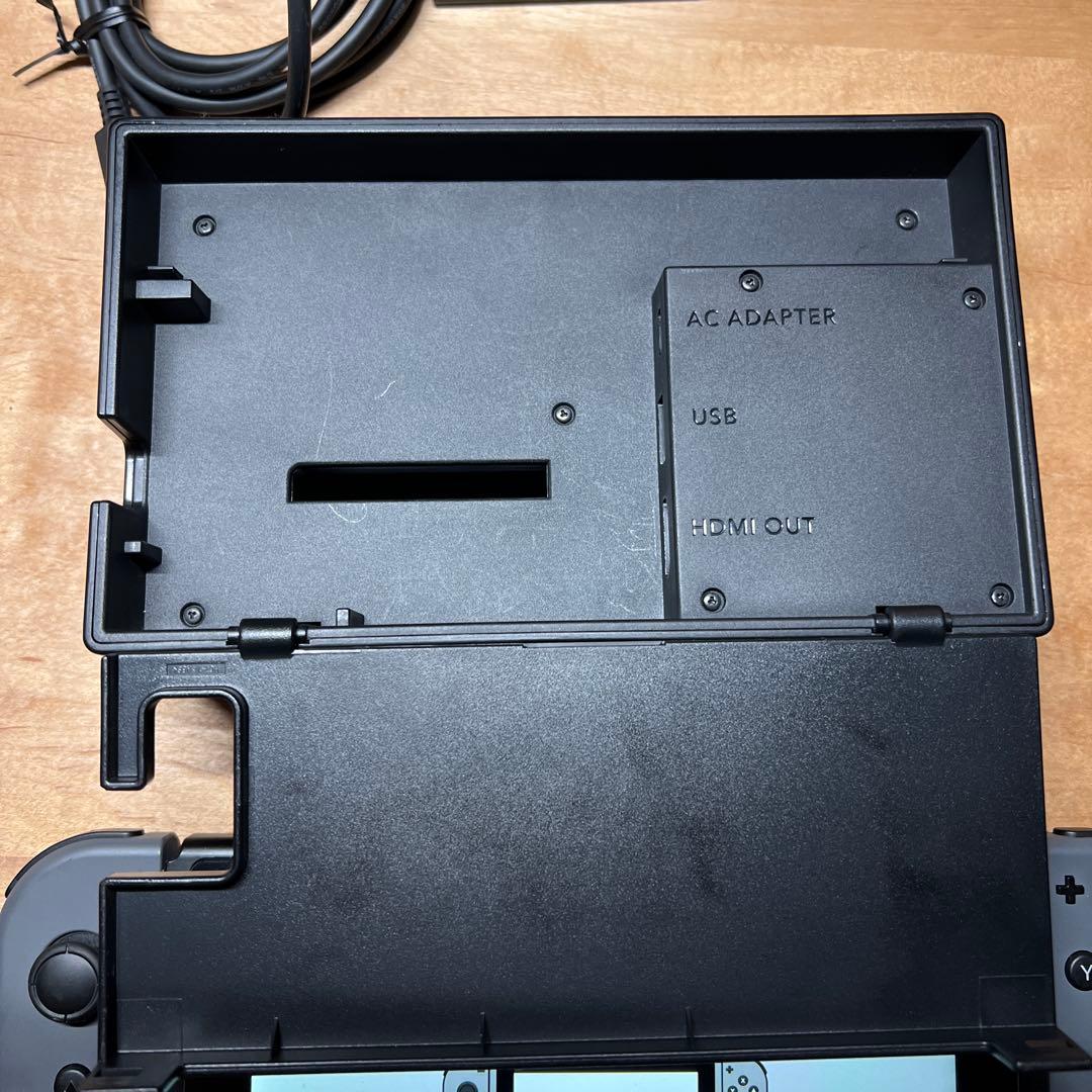 不良あり。 Nintendo Switch 本体 グレー ACアダプター付き