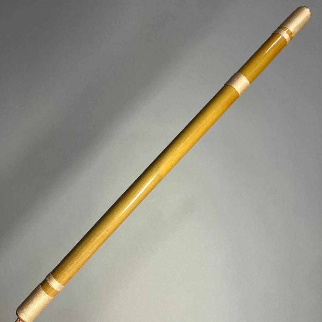 【篠笛七本調子 B菅】ドレミ調天地糸巻西洋音階 竹笛 和楽器　MR7-129