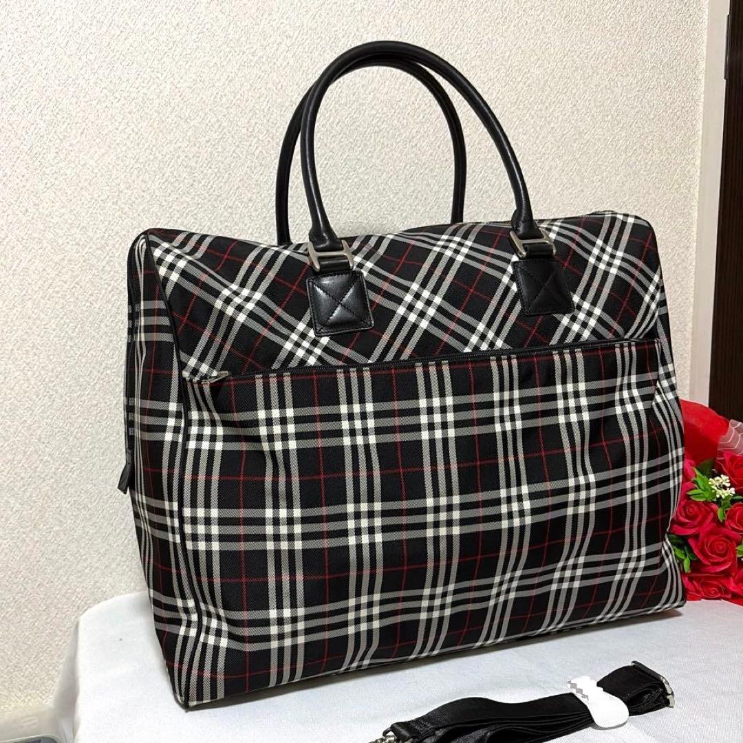 BURBERRY BLUE LABAL 2way ノバチェック ボストンバック