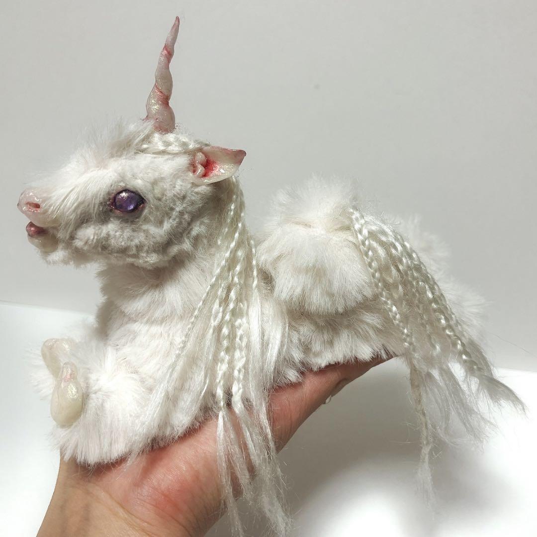 artdoll 白銀 ユニコーン unicorn モールドール あいす幻獣