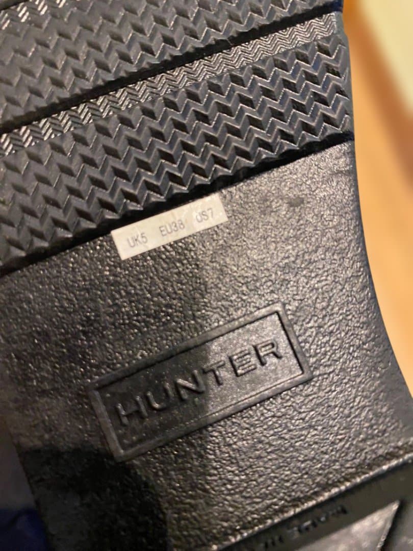 Hunter ショートブーツ グロス キルト 状態良 レインブーツ