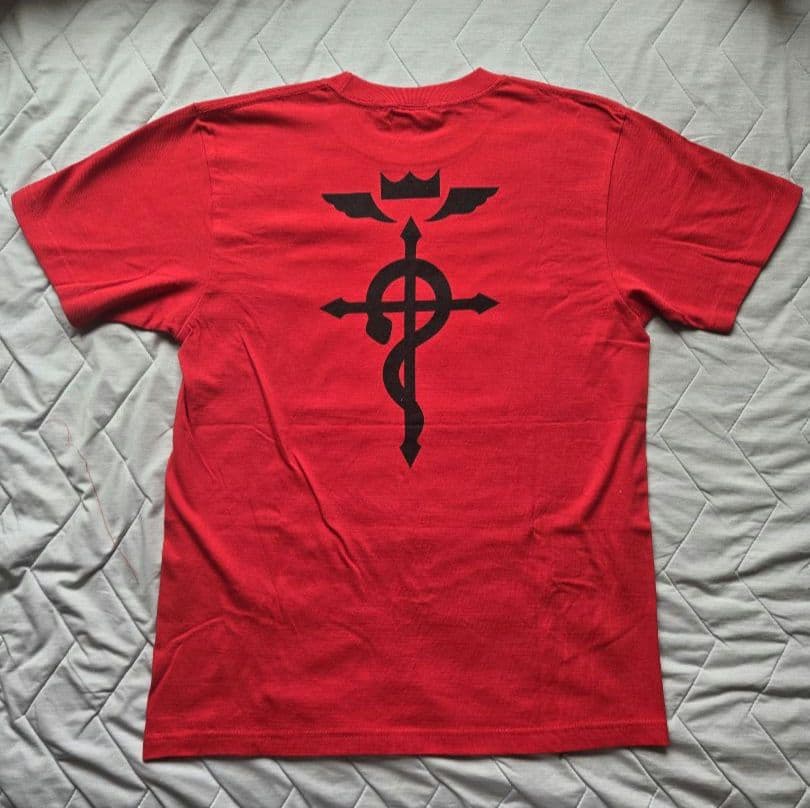 COSPA 鋼の錬金術師　エルリック・ブラザーズ Tシャツ Lサイズ 赤