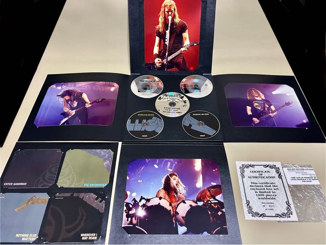 限定証明書付 メタリカ Live at wembley stadium CD