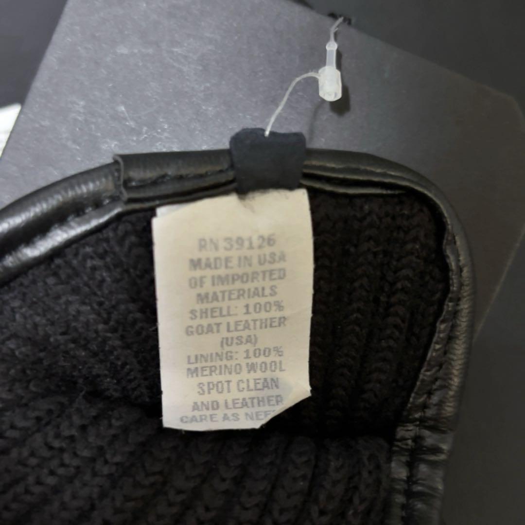 新品未使用タグ付き FILSON レザーグローブ 手袋 フィルソン ブラック