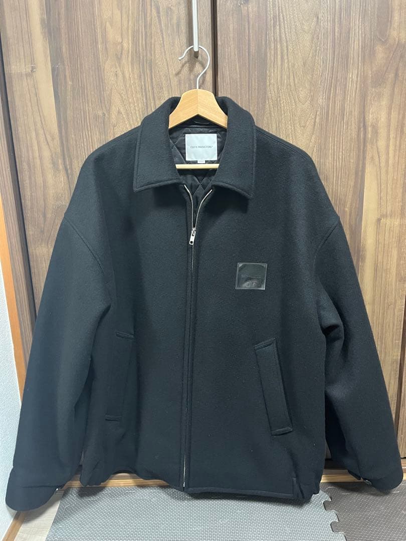 ジャケット・アウター COOTIE Wool Melton Sports Jacket M BLACK