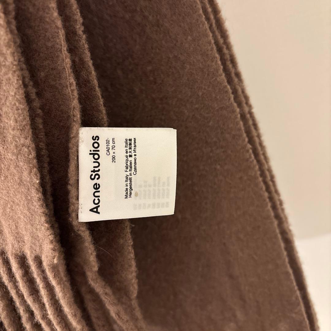 【年内処分】Acne Studios マフラー　キャメル