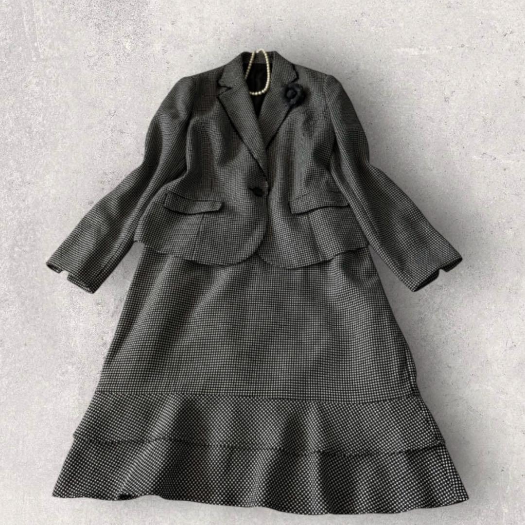 美品✨ DAMA Collection シフォンプリーツ　ロングスカート　3L〜
