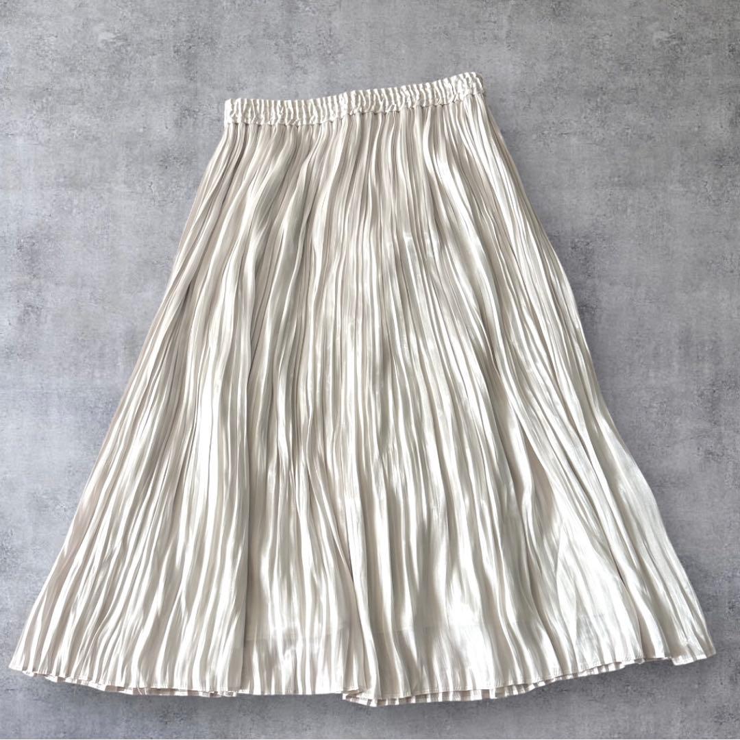 美品✨ DAMA Collection シフォンプリーツ　ロングスカート　3L〜