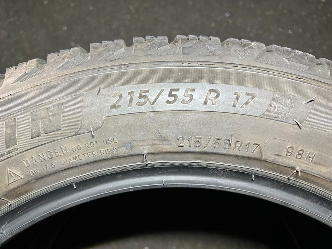 2020年製 冬 スタッドレス 215/55R17 ミシュラン X-ICE 2本