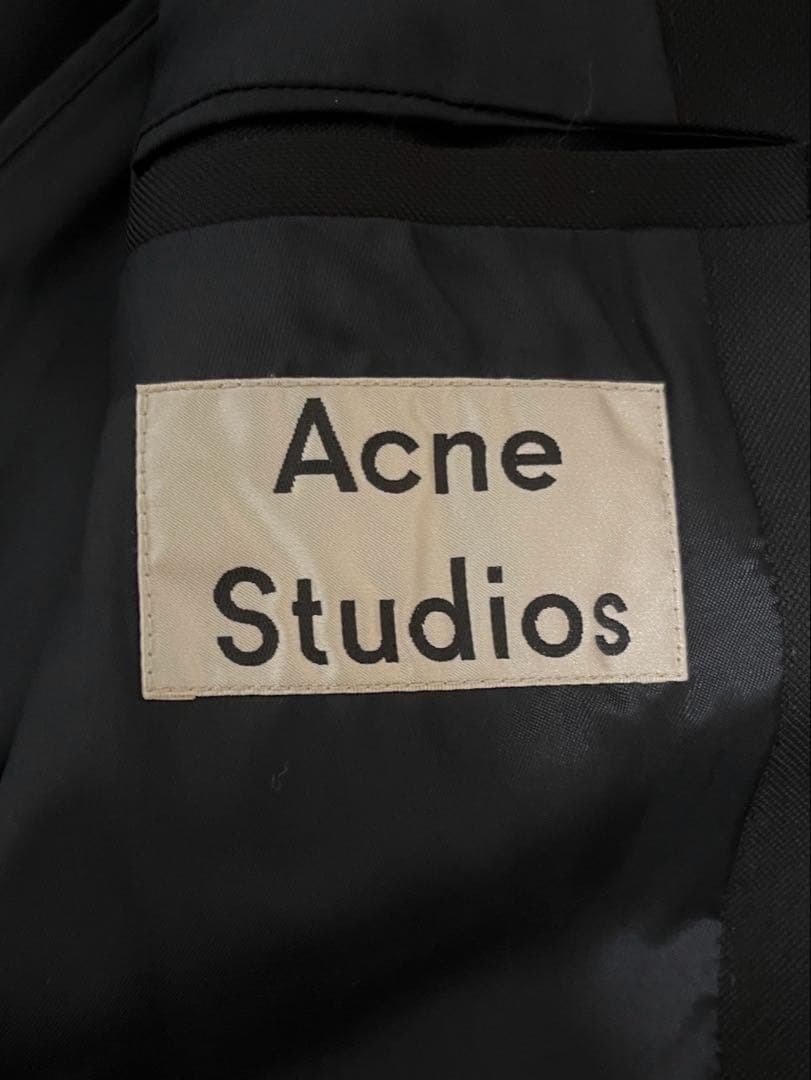 Acne Studios ブラック テーラードジャケット　size 48