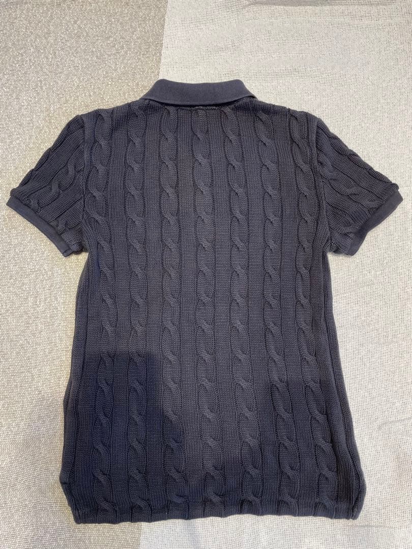 【新品】ポロラルフローレン　ケーブルニットポロシャツ