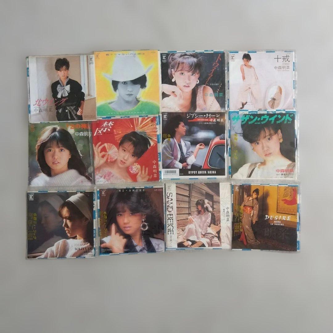 中森明菜　シングルレコード