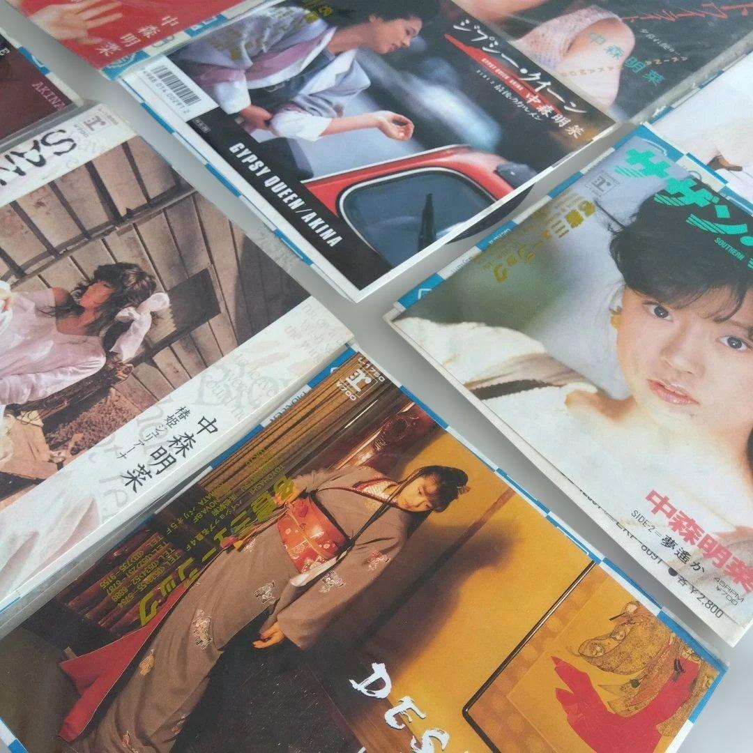 中森明菜　シングルレコード