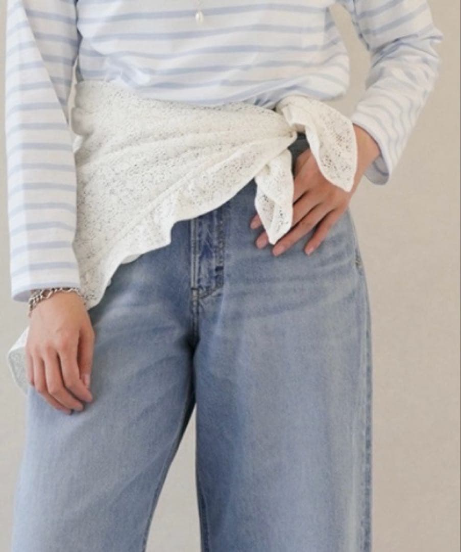 JOHN MASON SMITH ホワイト レース　イエナ　IENA
