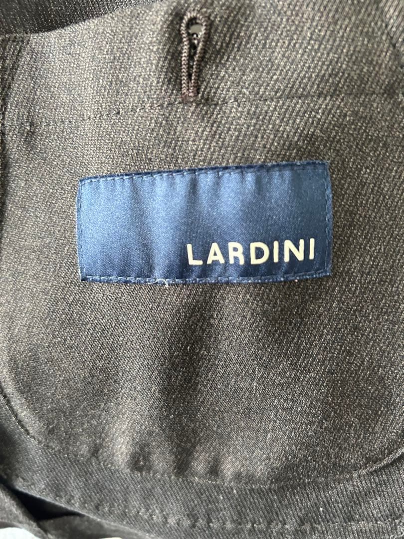 Lardini イージーウェア　セットアップ ダークブラウン　サイズ50
