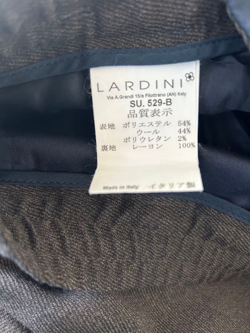 Lardini イージーウェア　セットアップ ダークブラウン　サイズ50