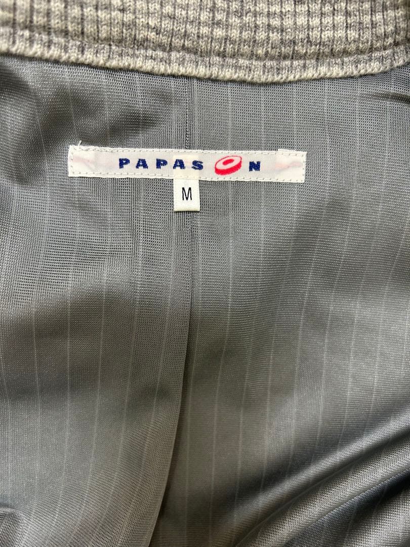 【新品未使用品】PAPAS ニットベスト ジップアップ　Ｍサイズ
