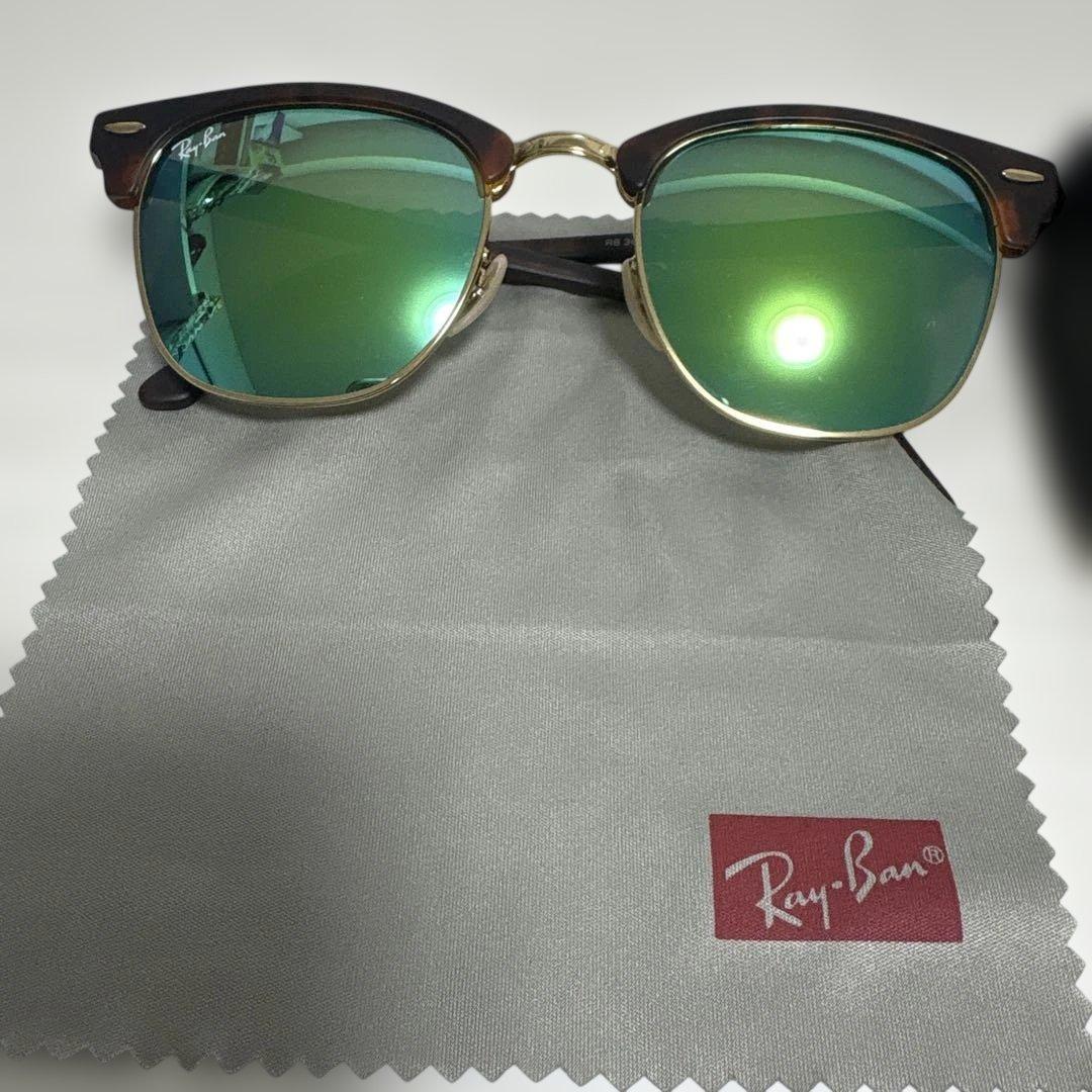 美品◆レイバン◆ CLUBMASTER FLECK RB3016サングラス