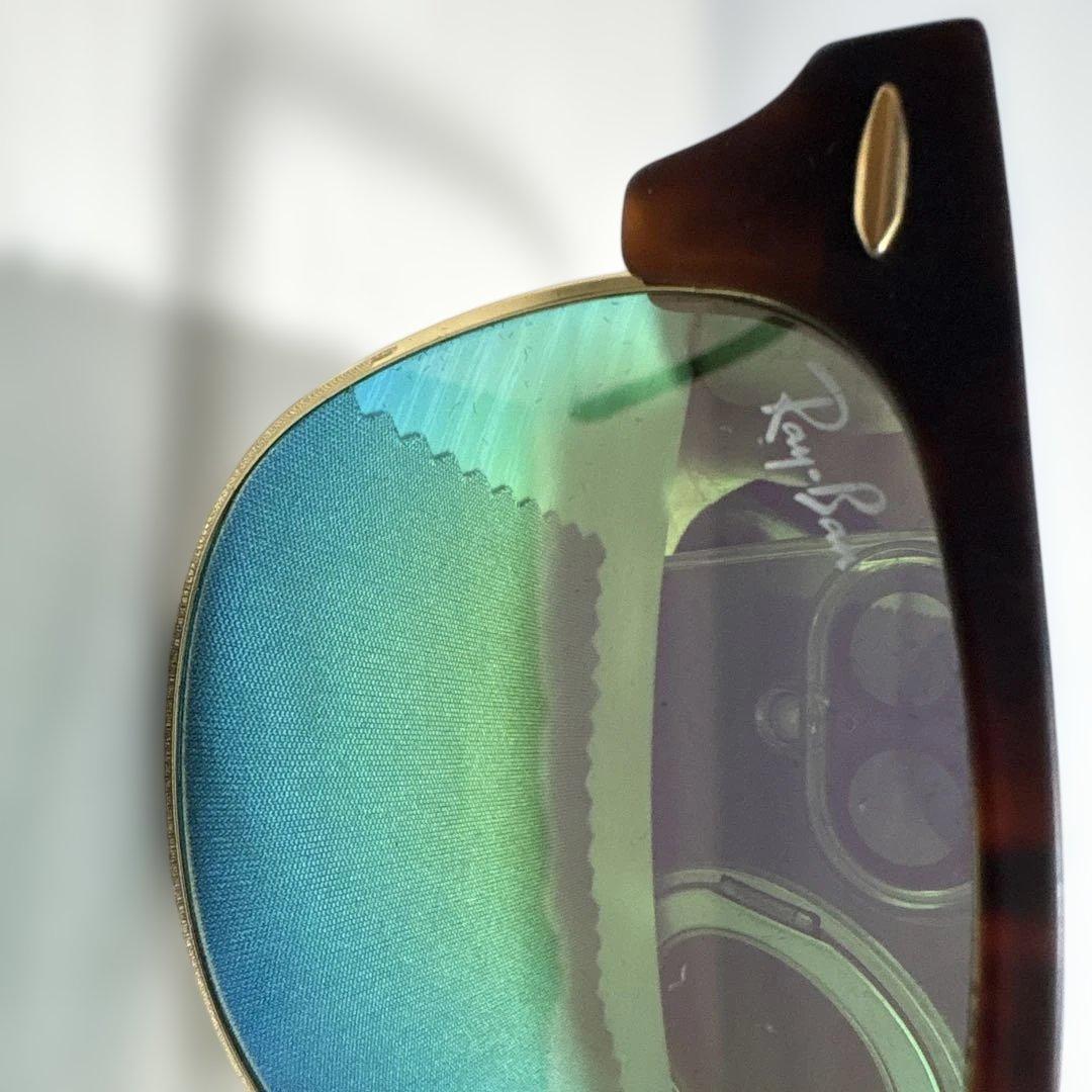 美品◆レイバン◆ CLUBMASTER FLECK RB3016サングラス