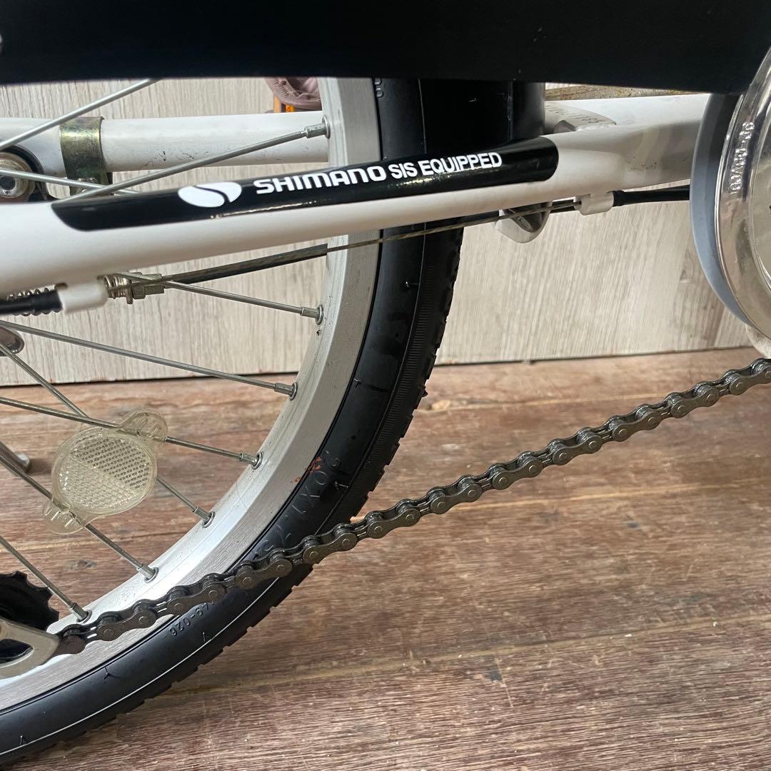 防災サイクル AERO 20型 折りたたみ自転車 6段変速 LEDオートライト付