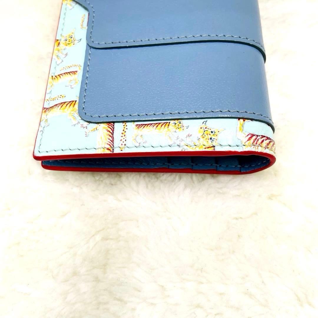 美品 希少 MARNI バイフォールドウォレット 2つ折り財布 トラ 付属品有