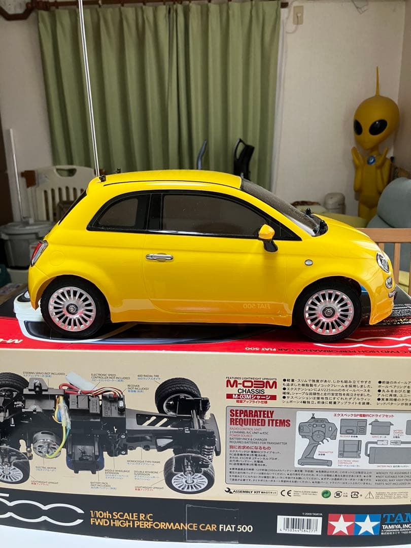 タミヤ 1/10 RC フィアット500