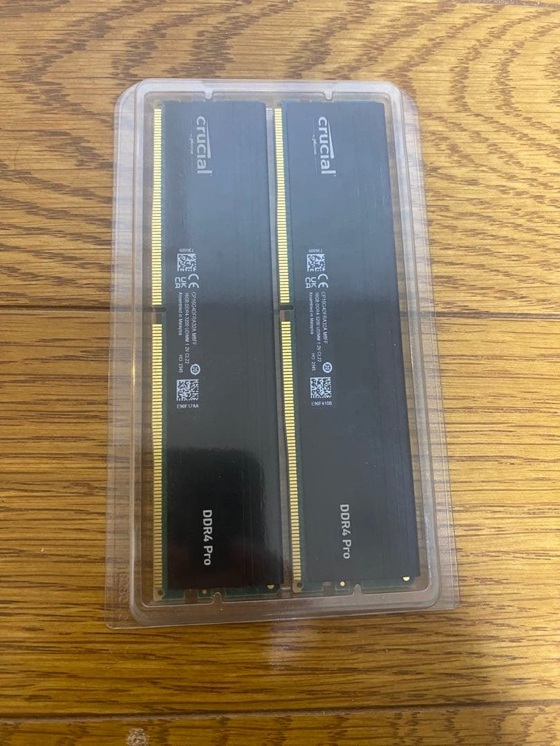 crucial DDR4 Pro メモリー 32GB 16GB 2枚セット