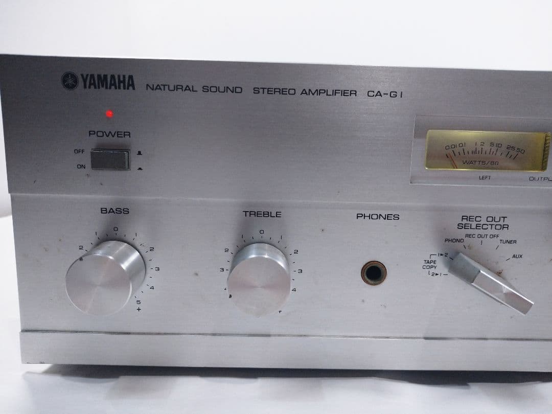 ヤマハ YAMAHA CA-G1 ステレオアンプ 通電のみ確認済み ジャンク