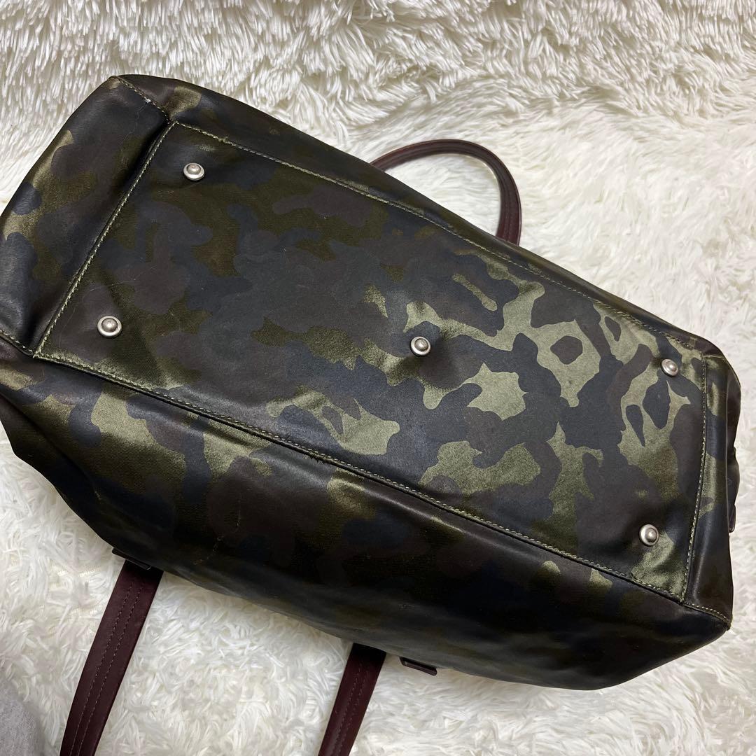【極美品】Paul Smith ポールスミス 迷彩 ボストンバック