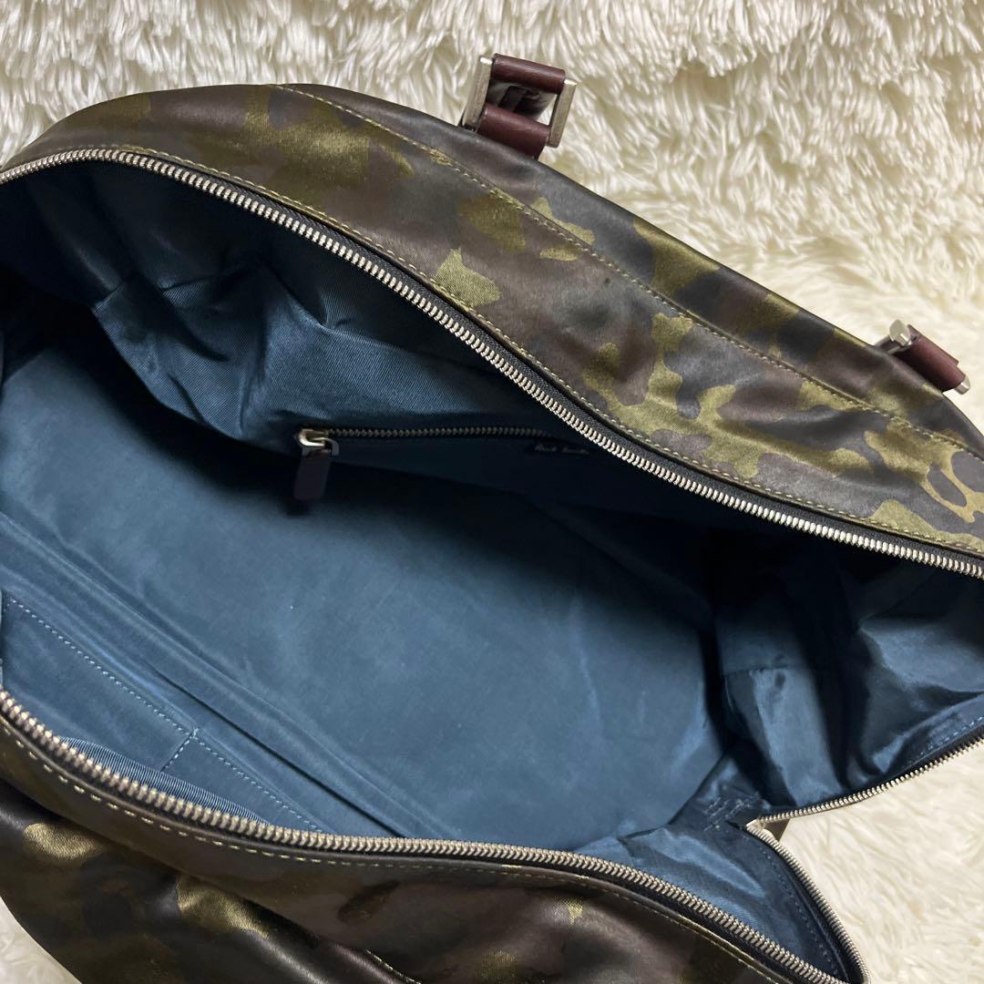 【極美品】Paul Smith ポールスミス 迷彩 ボストンバック