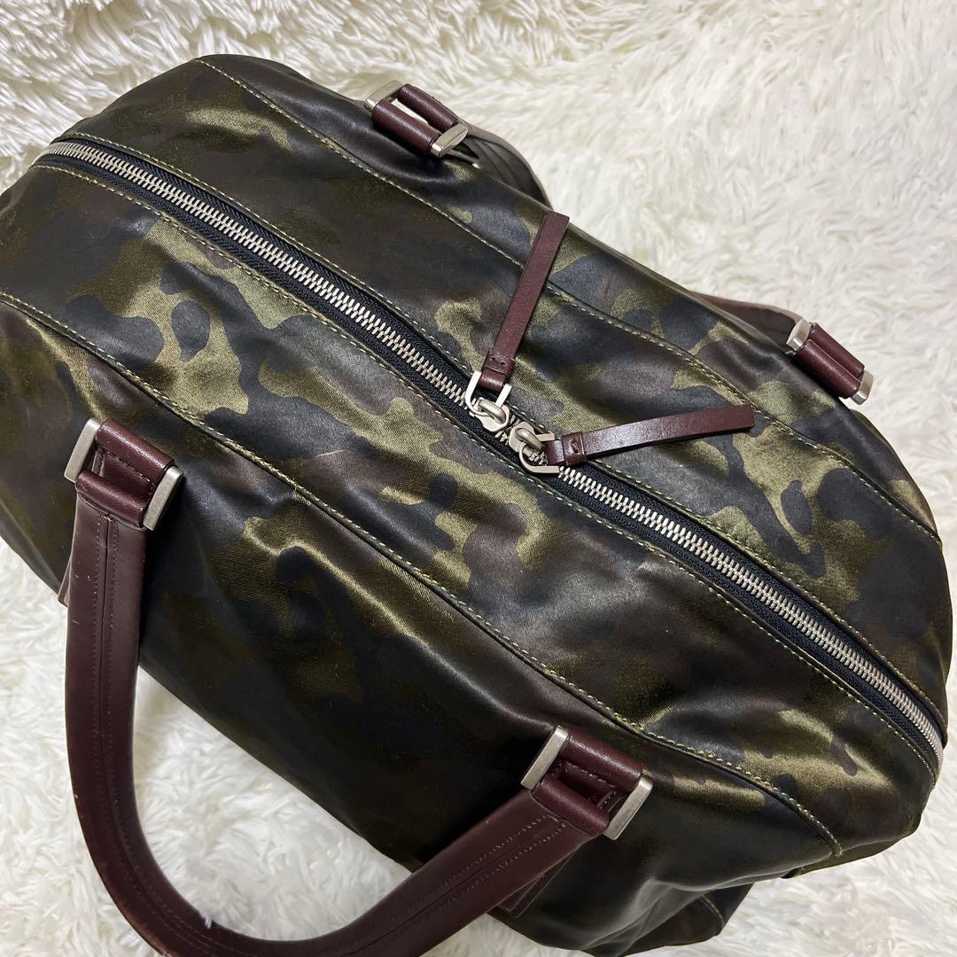 【極美品】Paul Smith ポールスミス 迷彩 ボストンバック