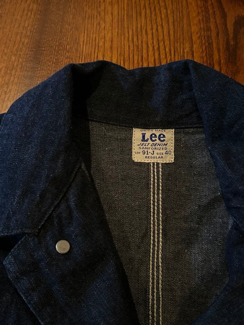 濃紺 Lee カバーオール 91-J デニムジャケット