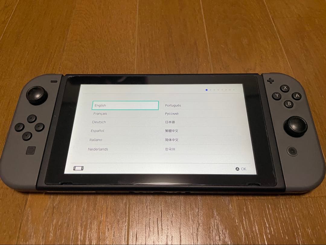 Nintendo Switch 本体 グレー 付属品あり