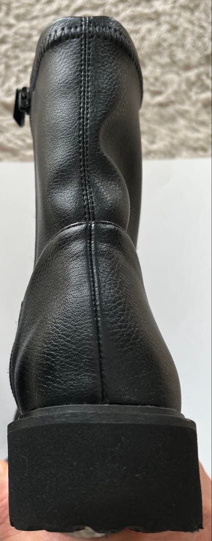 Le Talon 3.5cmトラックソールフィットショートブーツ　Mサイズ