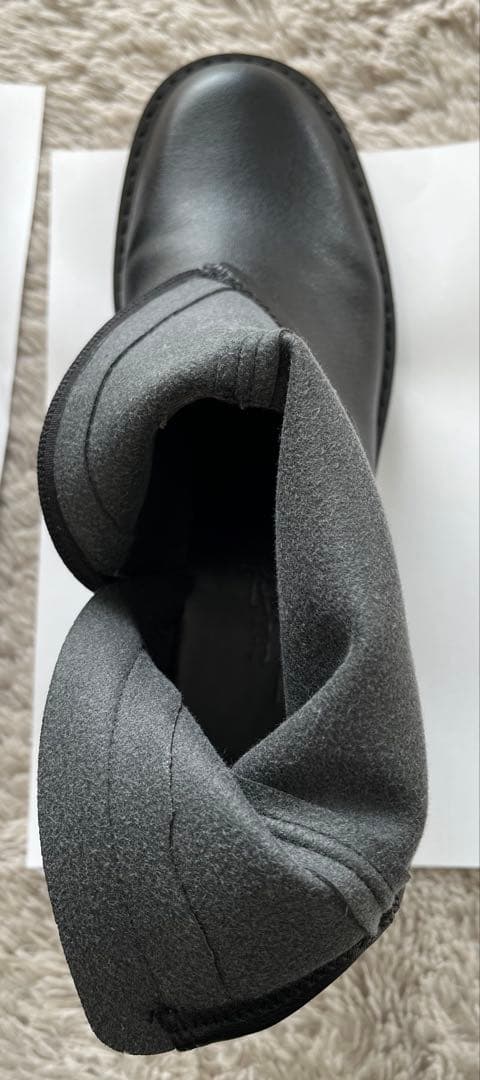 Le Talon 3.5cmトラックソールフィットショートブーツ　Mサイズ