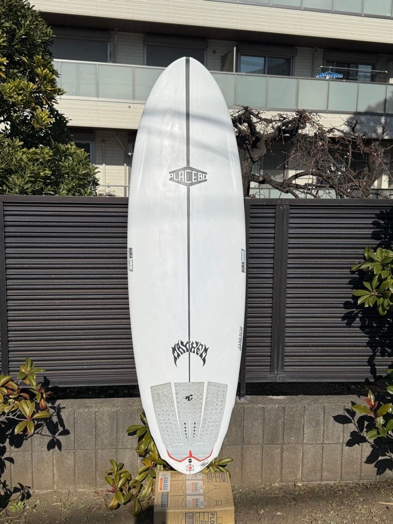 プラセボサーフボードRE-LOADEDリローデッド45L 6'2\" 希少モデル