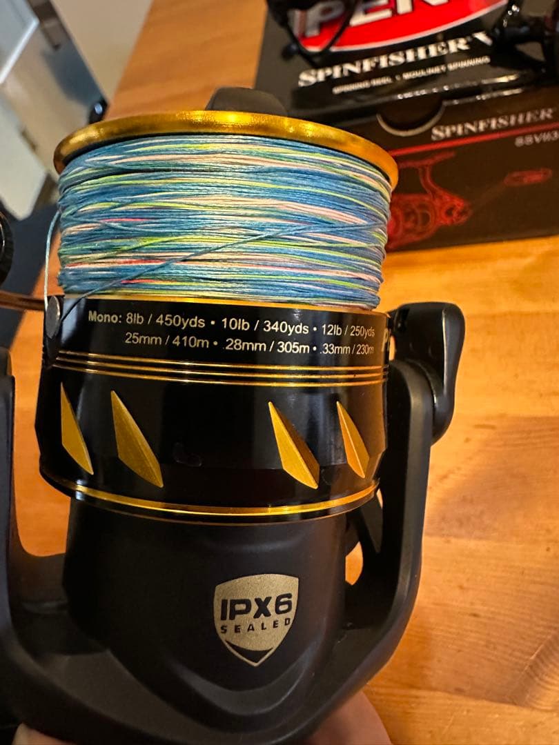 PENN ペンSLAMMER IV スラマー4 4500HSスピニングリール美品