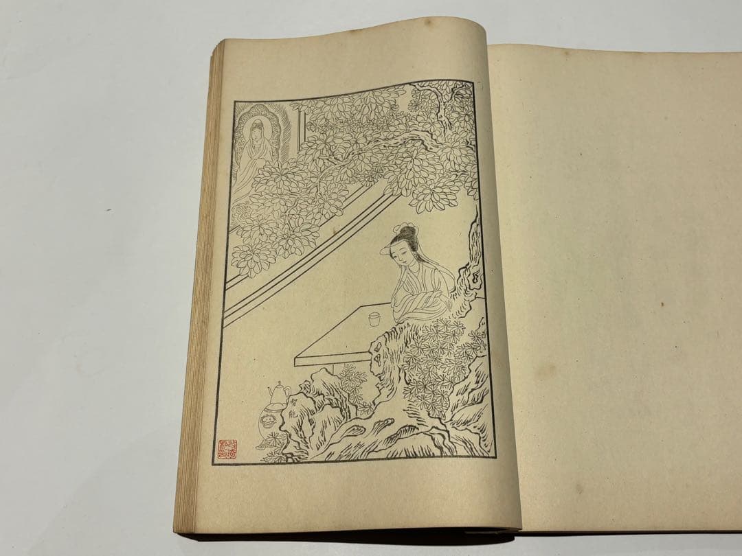 「紅楼夢図詠」久保田米斉編 風俗絵巻図書刊行会・吉川弘文館刊 大5 揃4冊|和本