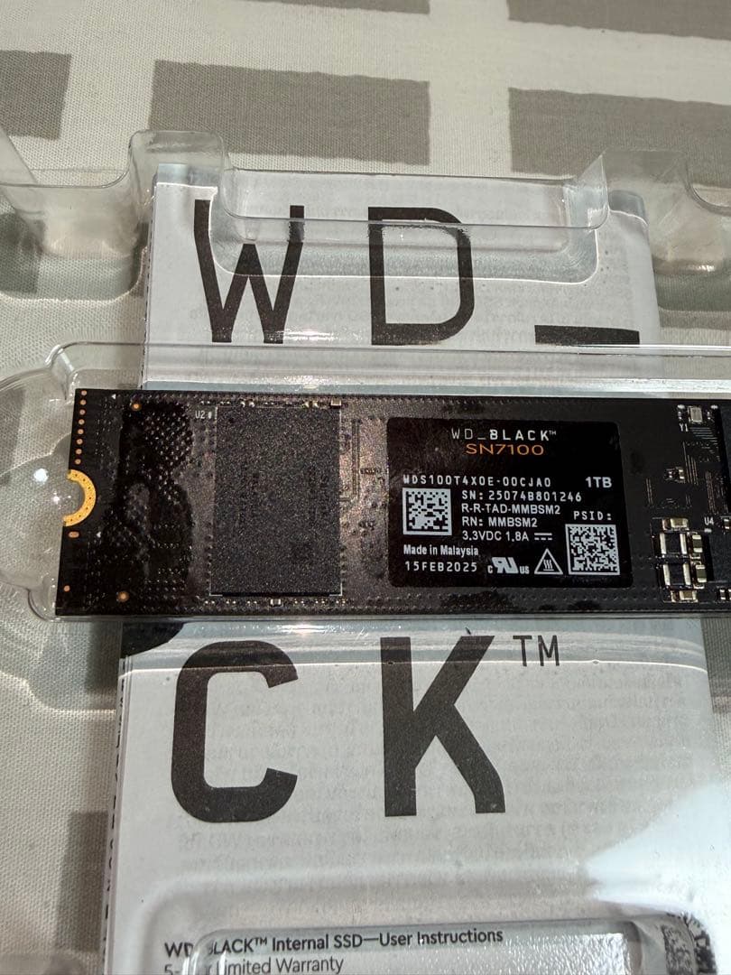 内蔵型SSD WD_Black SN7100 1TB